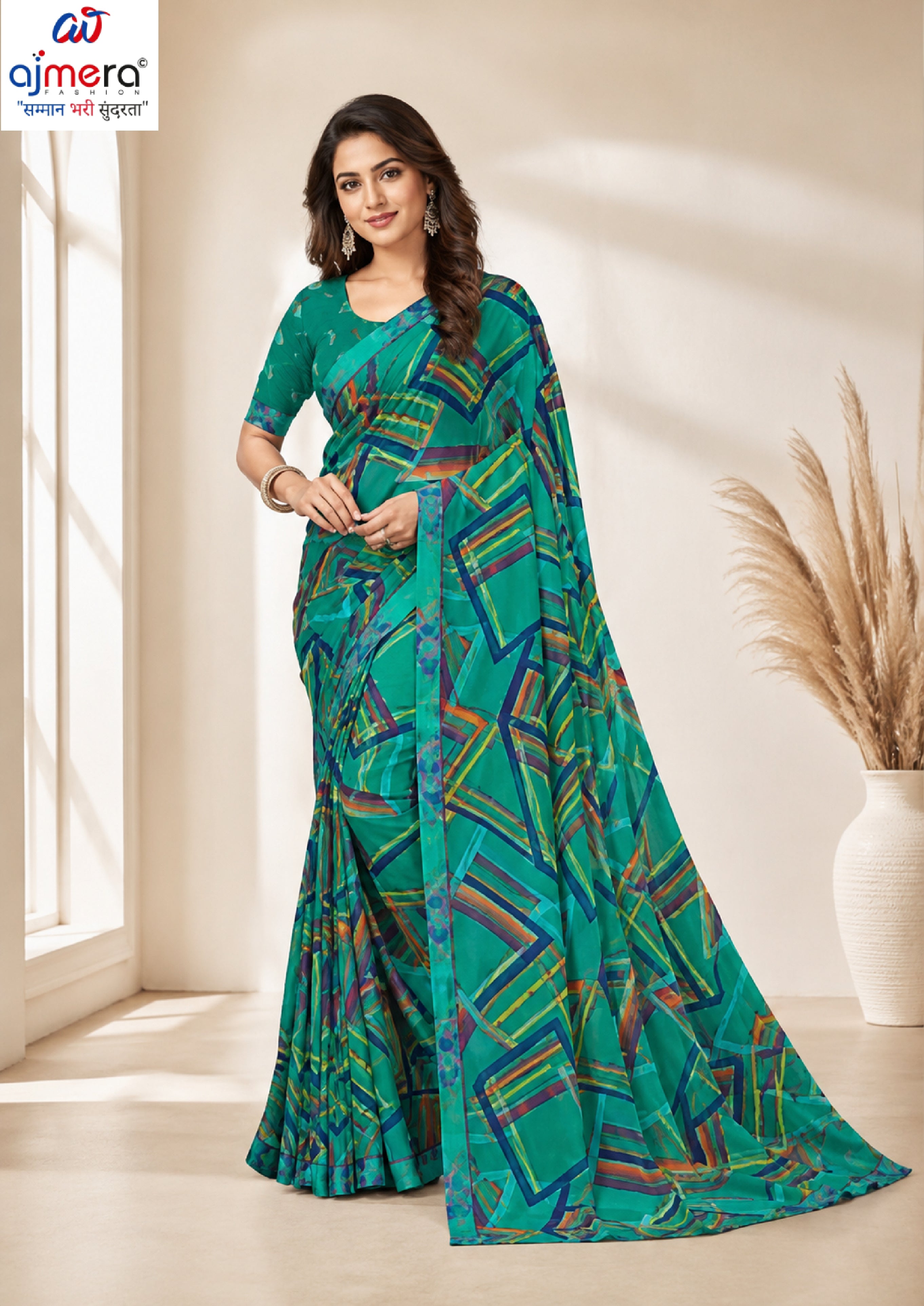 Contemporary Printed Saree with Blouse Piece for Premium Wear  | RDD-BHOOMI VOL-03
