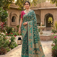 Exclusive Printed Saree with Blouse Piece for Elegant Ethnic Look | VDT-ZOYA BRASSO-32