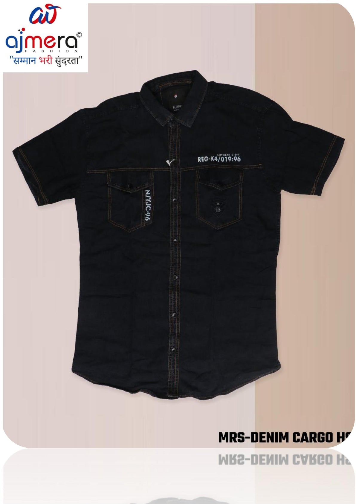 Mens Shirt Manufacturer India for Retailers | MRS-DENIM CARGO HS