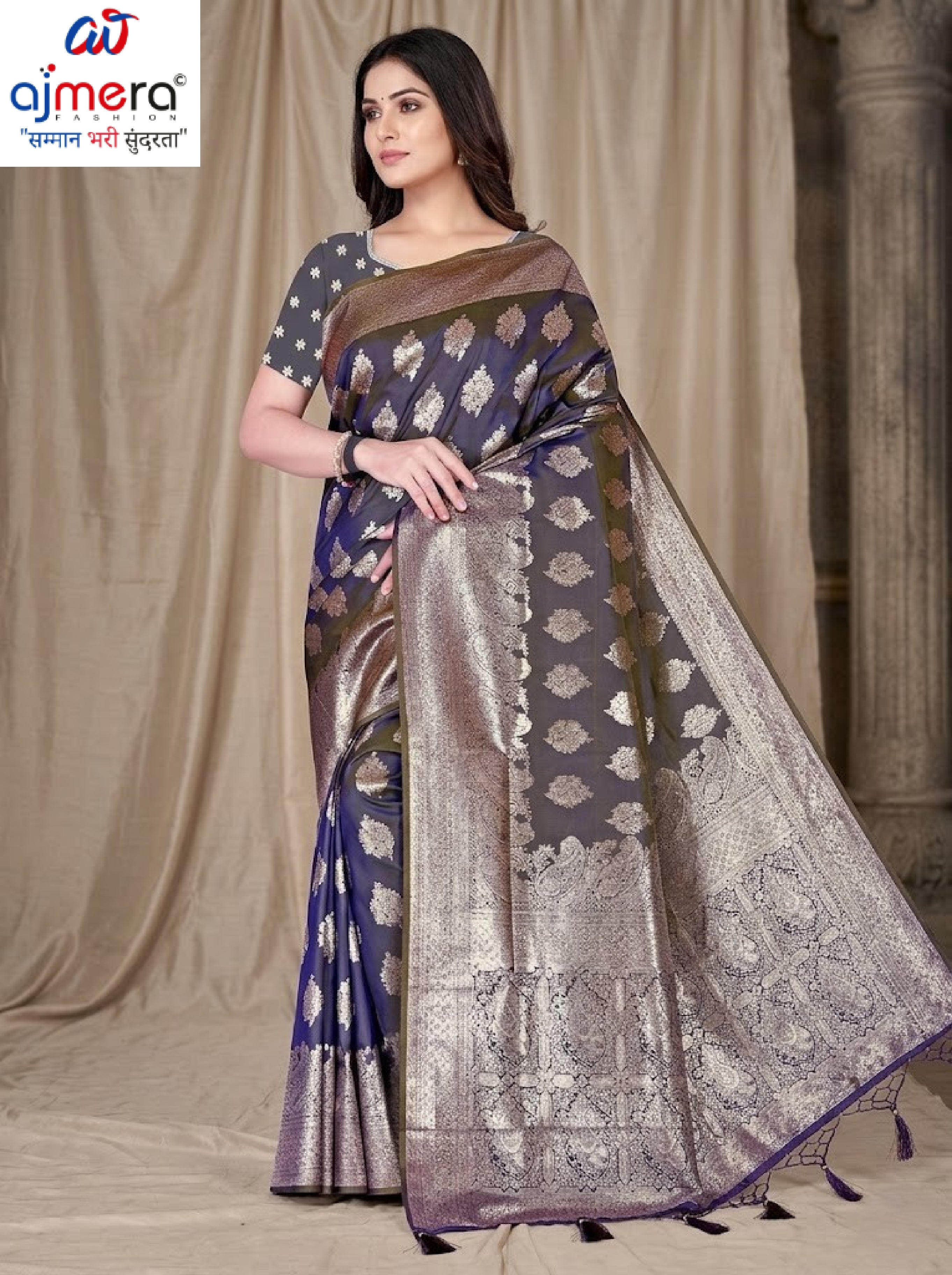 Graceful Jacquard Silk Saree with Blouse Piece for Timeless Ethnic Fashion | TUL-MALBARI SILK VOL-50