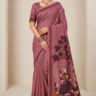 Fashionable Jacquard Silk Saree with Blouse Piece for Special Events | CUT-11667