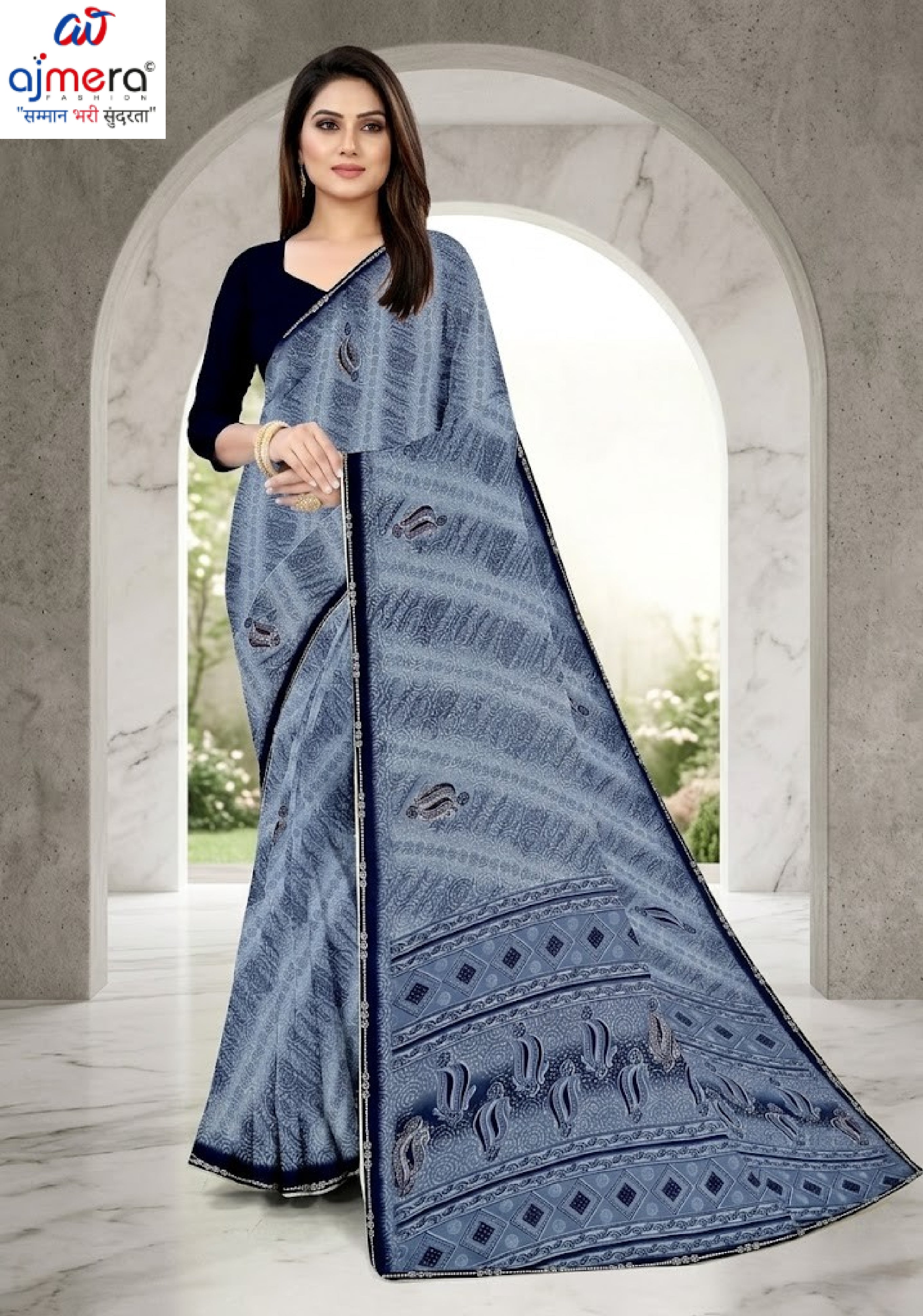 Trendy Printed Saree with Blouse Piece for Women’s Ethnic Wardrobe | CAS-PREM RATAN