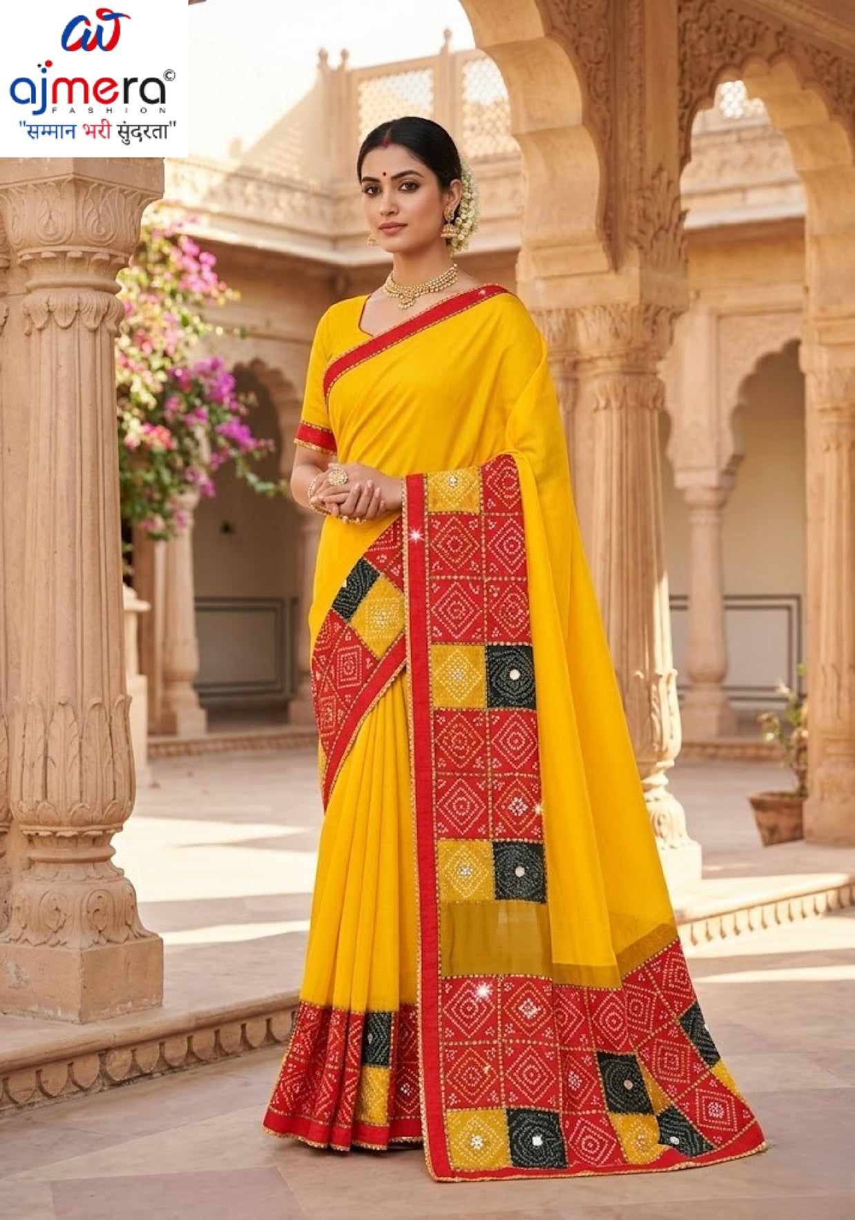 Stylish Printed Saree with Blouse Piece for Traditional Celebrations | SSR-BATRA