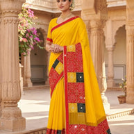 Stylish Printed Saree with Blouse Piece for Traditional Celebrations | SSR-BATRA