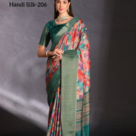Handi Silk Handloom Silk Saree with Blouse for Premium Ethnic and Traditional Wear | ALL-HANDI SILK VOL-02