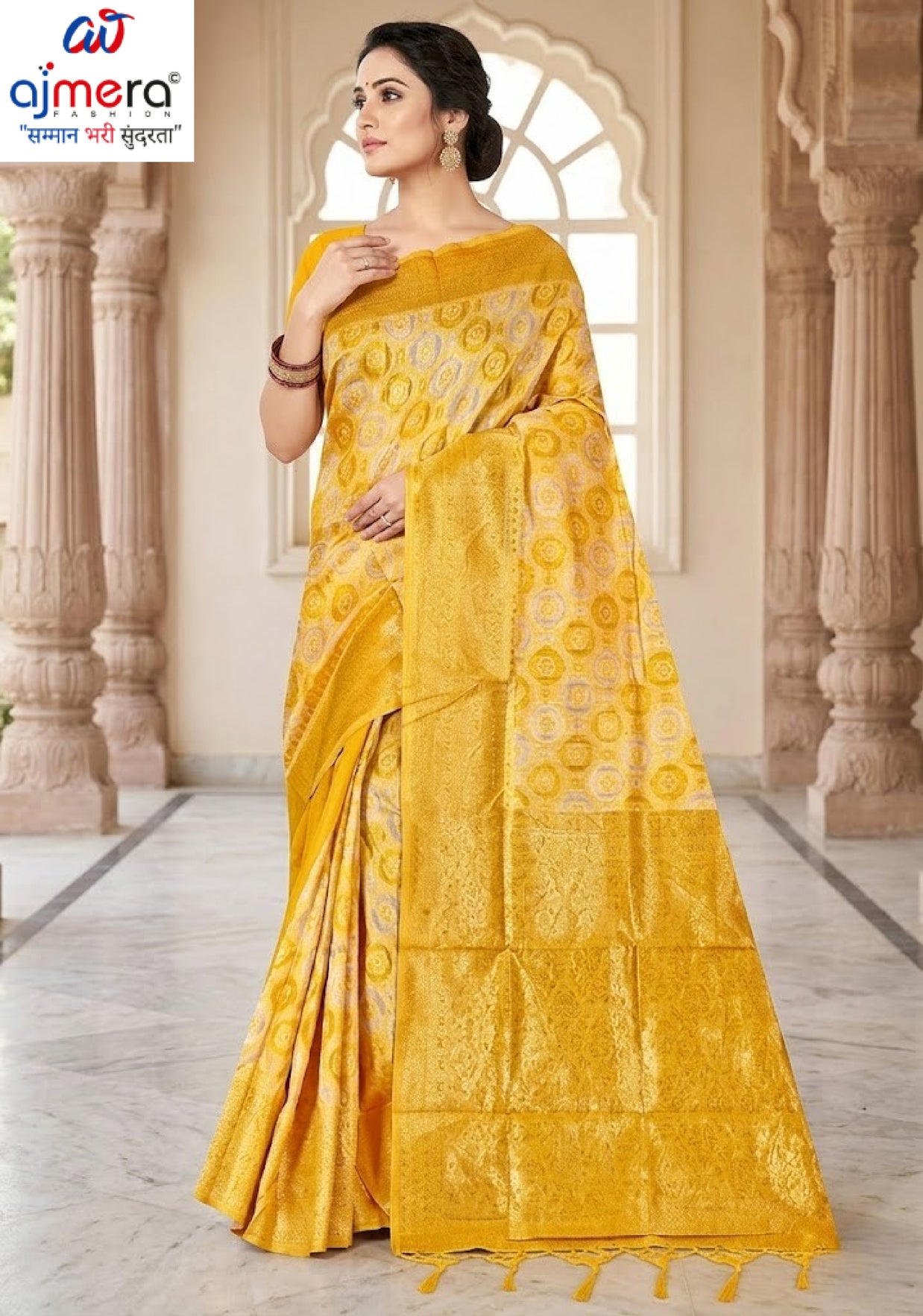 Exclusive Jacquard Silk Saree with Blouse Piece for Premium Cultural Wear | TUL-AMRIT VATIKA COTTON