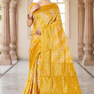Exclusive Jacquard Silk Saree with Blouse Piece for Premium Cultural Wear | TUL-AMRIT VATIKA COTTON