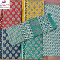 Premium Cotton Unstitched Suit Set | NCY-PRIYA