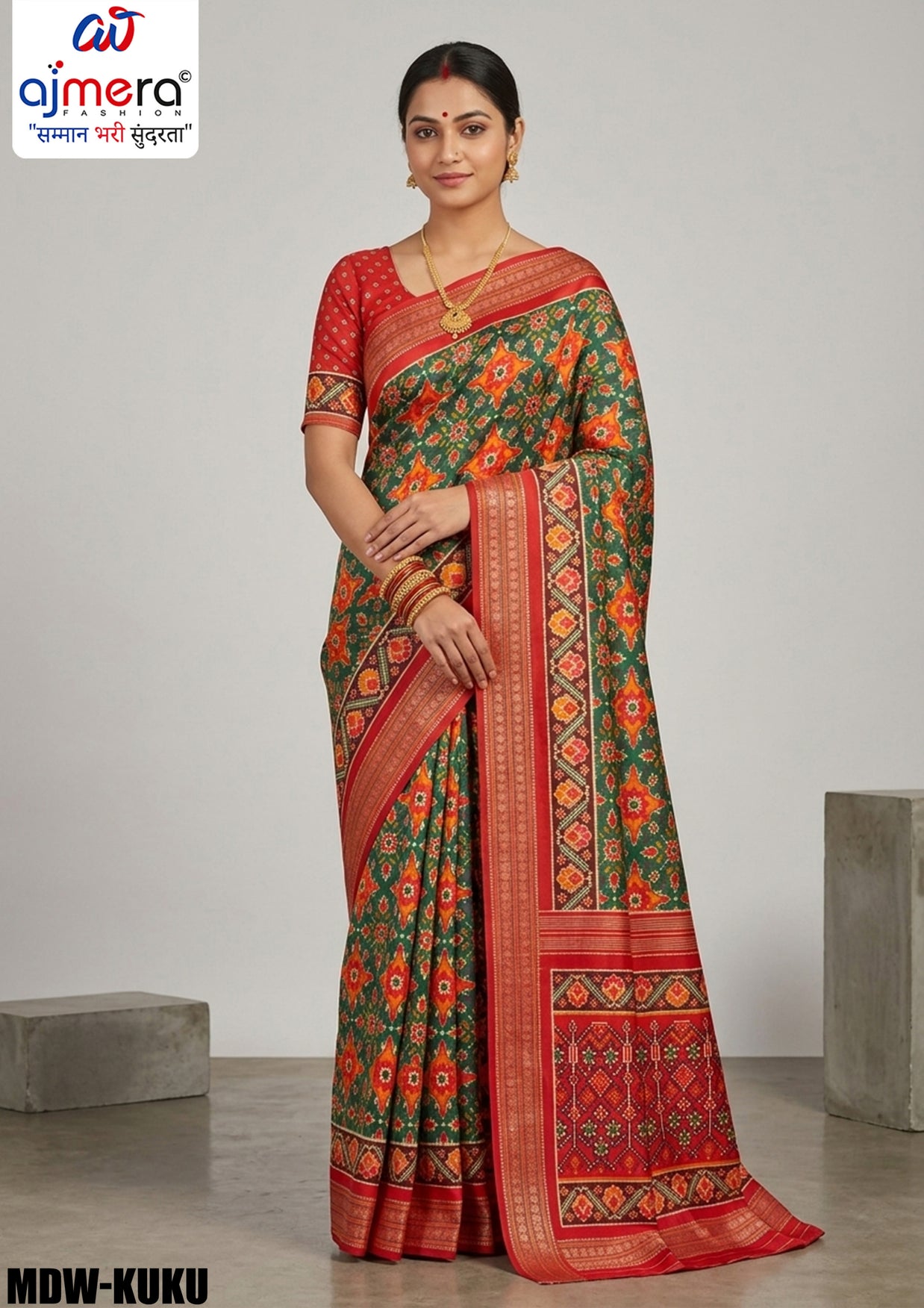 Majestic Elegance Jacquard Silk Saree With Blouse Piece | MDW-KUKU