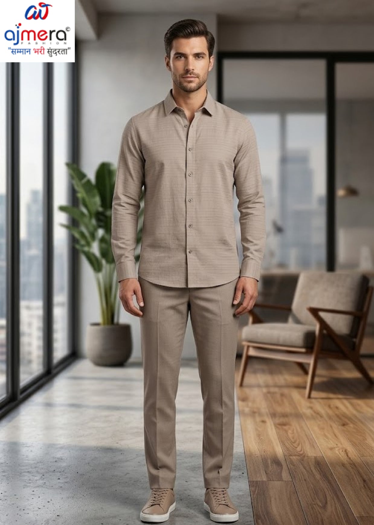 Mens Shirt Wholesale Supplier India | MRS-LYCRA SELF LINING