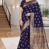 Premium Jacquard Silk Saree with Matching Blouse Piece for Ethnic Celebrations | TUL-CLEAR SILK VOL-07