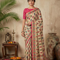 Ganga Silk Saree with Blouse for Premium Ethnic and Designer Wear | ALL-GANGA-30