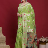 Palmera Saree Manufacturer and Palmera Saree Supplier | ALL-VANAYA-07