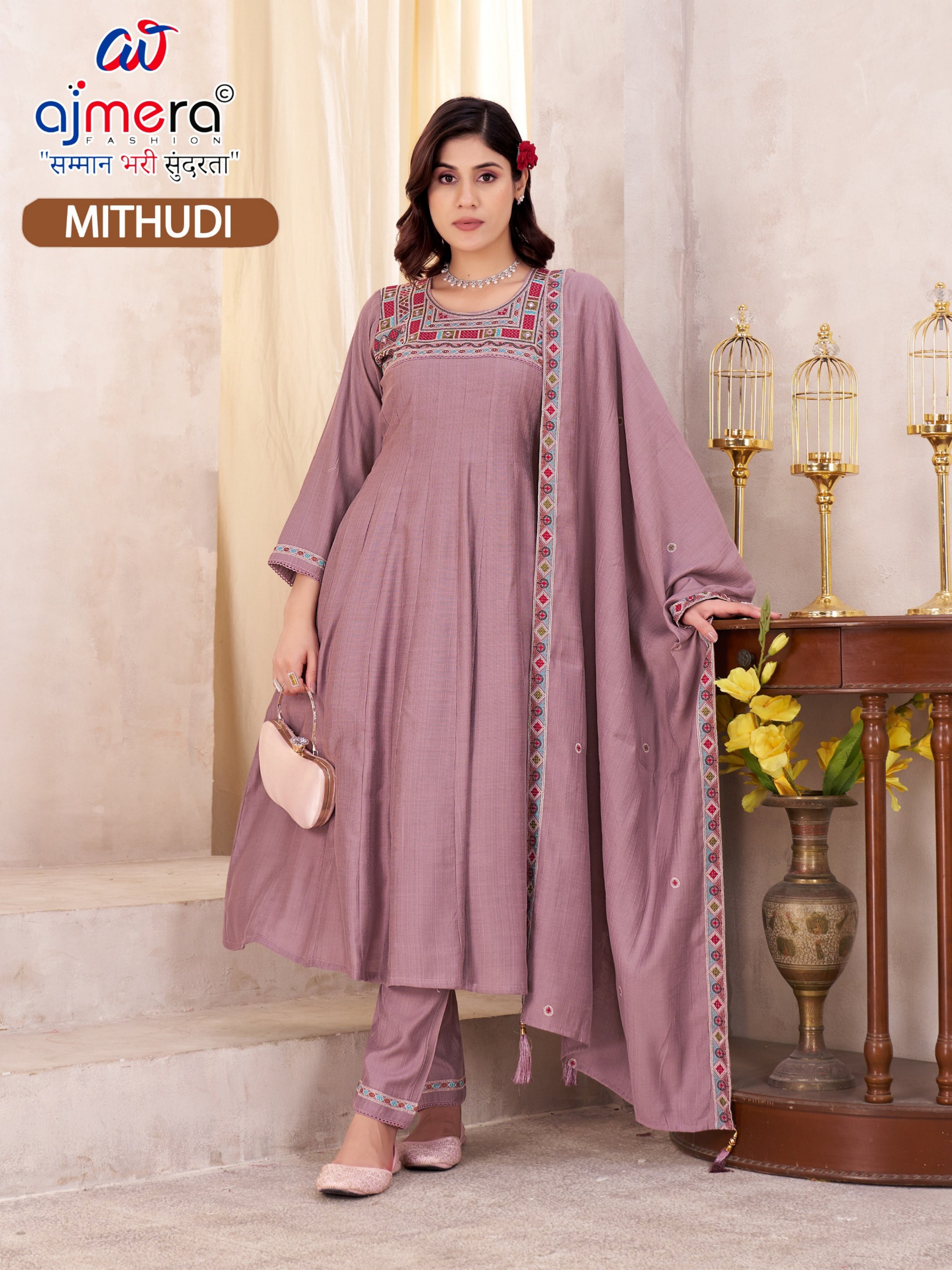 Designer Heritage Kurti Set for Women | JMH-MITHUDI