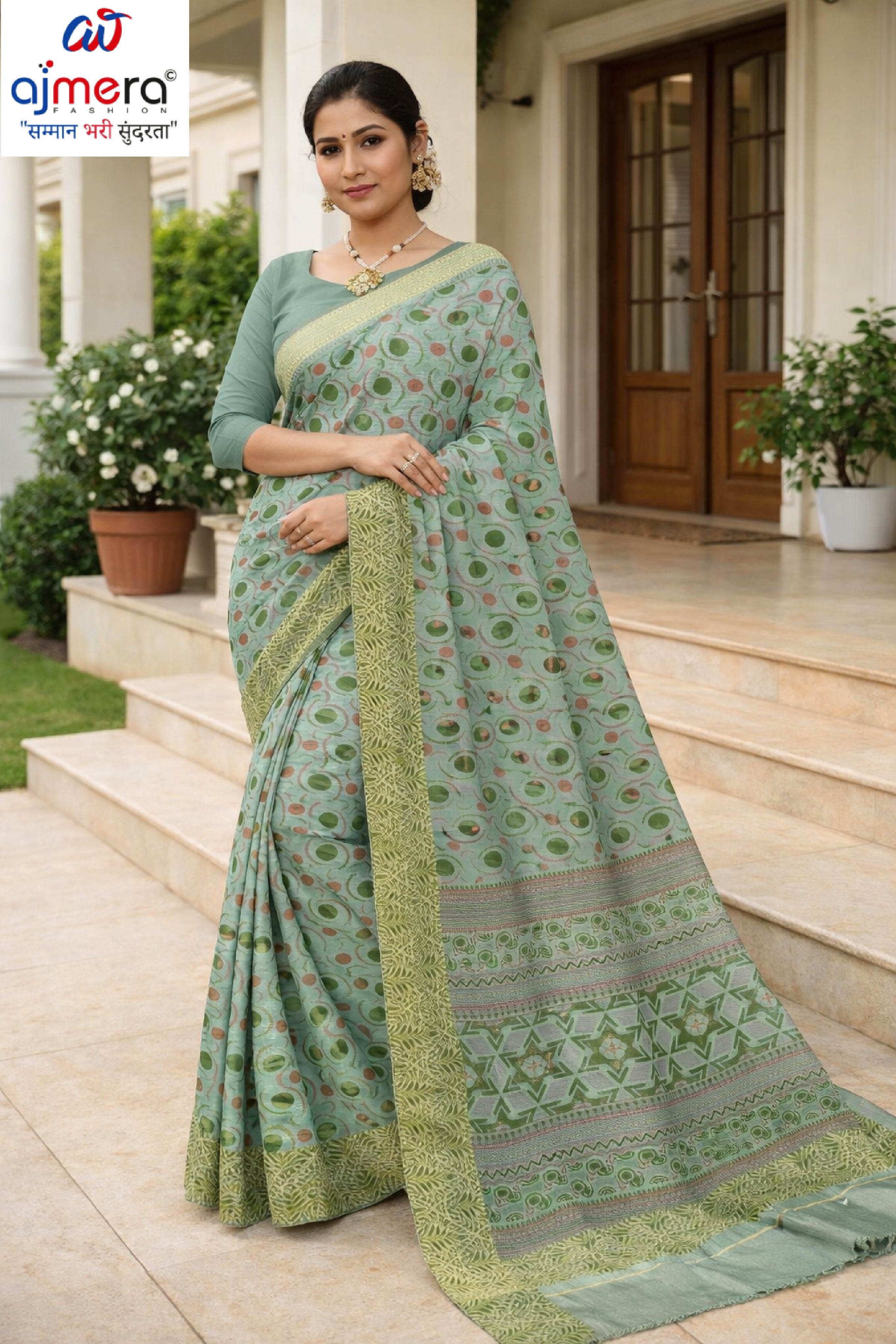 Graceful Rapier Silk Matching Saree With Blouse Piece | ANT-GOURI-1