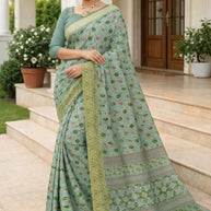 Graceful Rapier Silk Matching Saree With Blouse Piece | ANT-GOURI-1