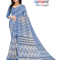 Exclusive Printed Saree with Blouse Piece for Elegant Ethnic Look  | CAS-VEERA
