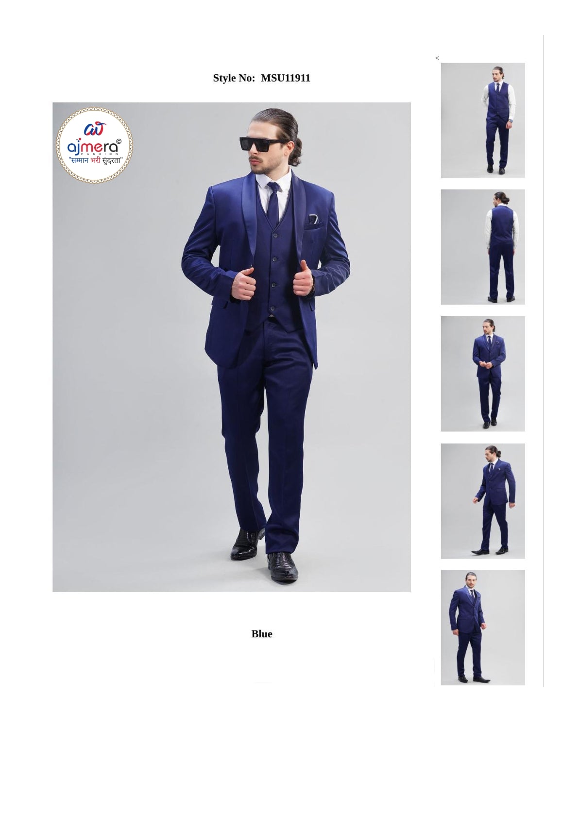 Mens Suit Exporter for Clothing Stores | SNA-MSU11911
