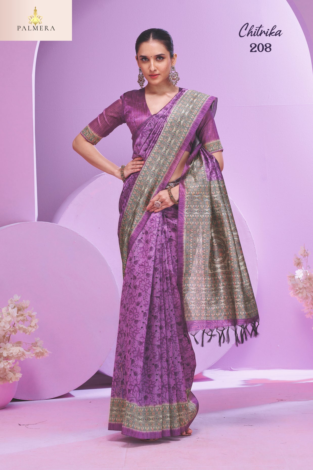 Chitrika Cotton Silk Saree with Blouse for Premium Ethnic and Designer Wear | ALL-CHITRIKA VOL-02