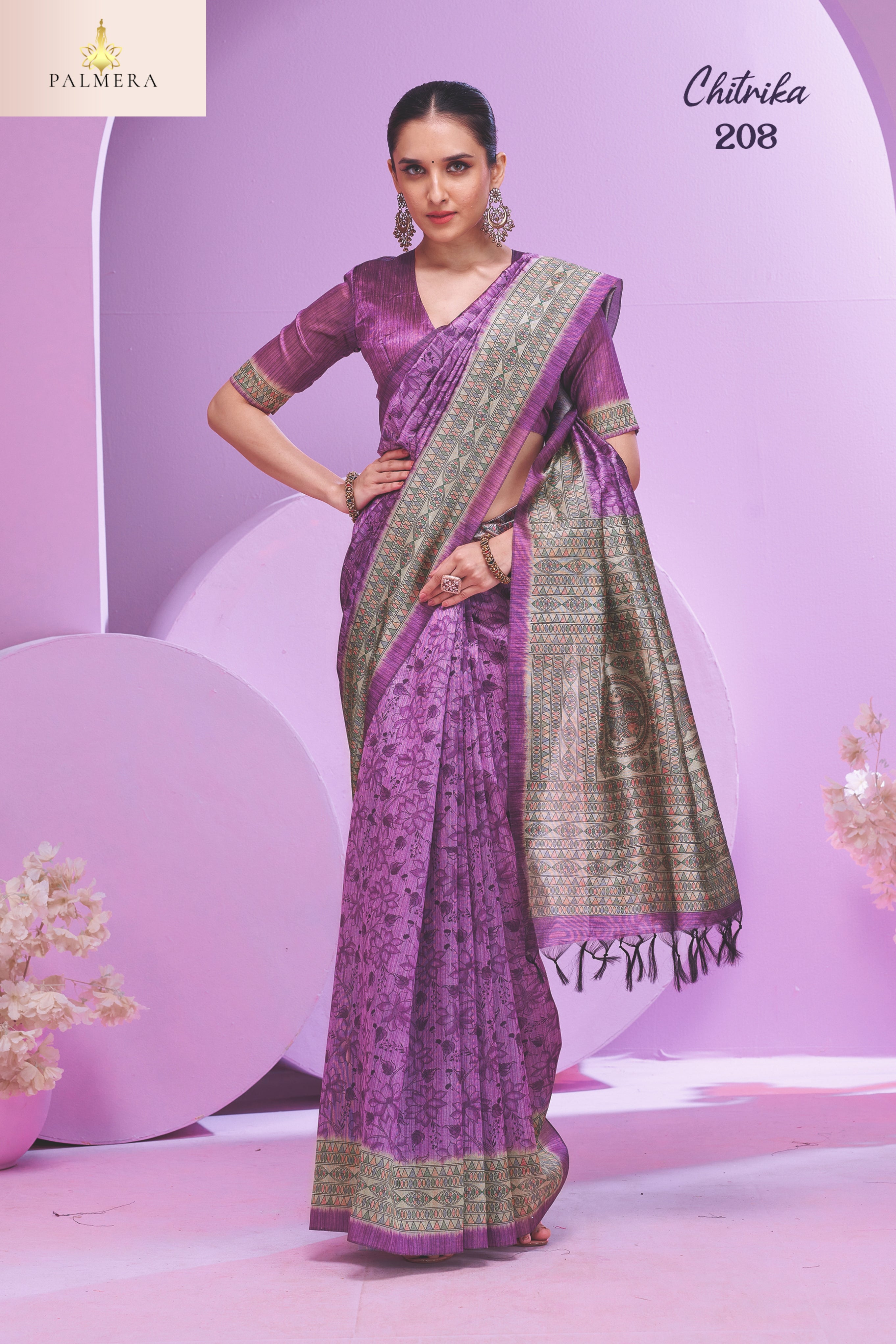 Chitrika Cotton Silk Saree with Blouse for Premium Ethnic and Designer Wear | ALL-CHITRIKA VOL-02