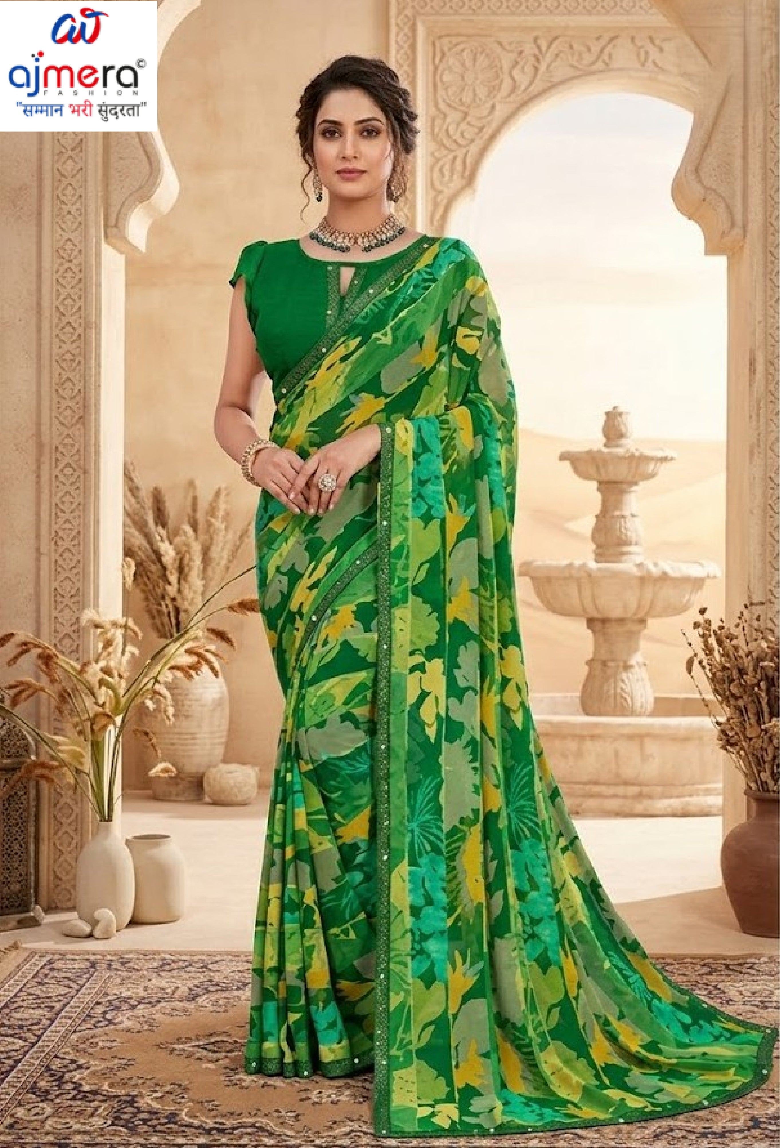Exclusive Printed Saree with Blouse Piece for Elegant Ethnic Look | RDD-SARINA