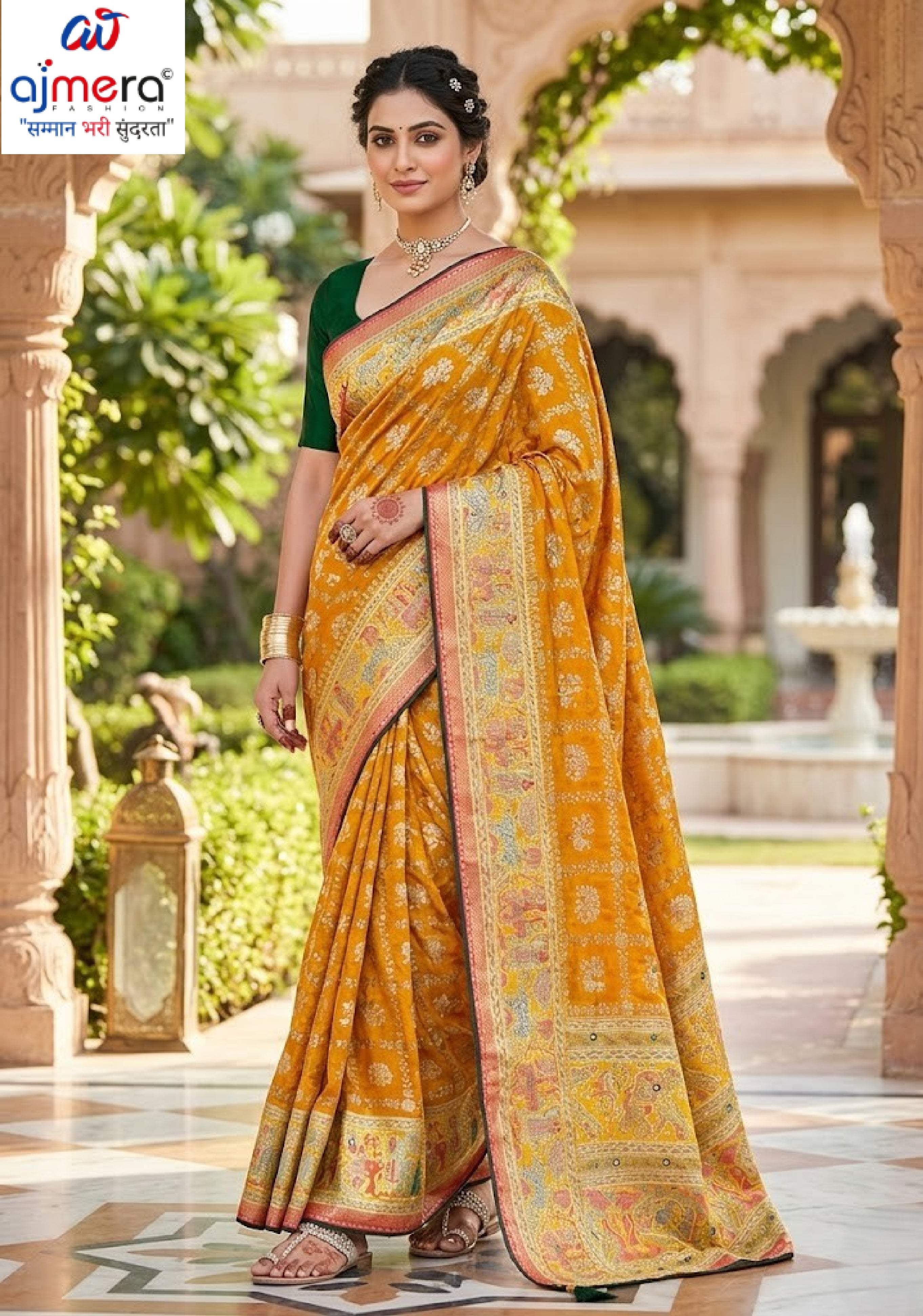 Trendy Printed Saree with Blouse Piece for Women’s Ethnic Wardrobe | VDT-TESLA BRASSO-02