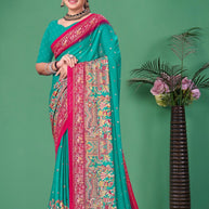 Premium Printed Saree with Matching Blouse Piece for Ethnic Elegance | RMF-NRITYA VOL-01