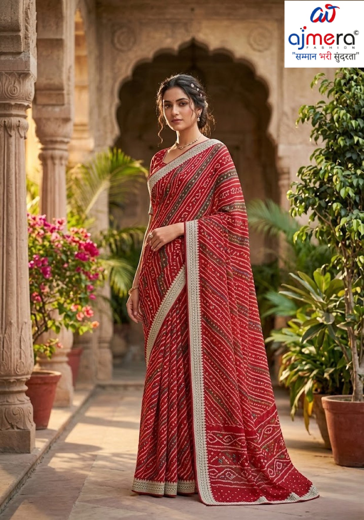 Stylish Printed Saree with Blouse Piece for Traditional Celebrations | SSR-BILLION