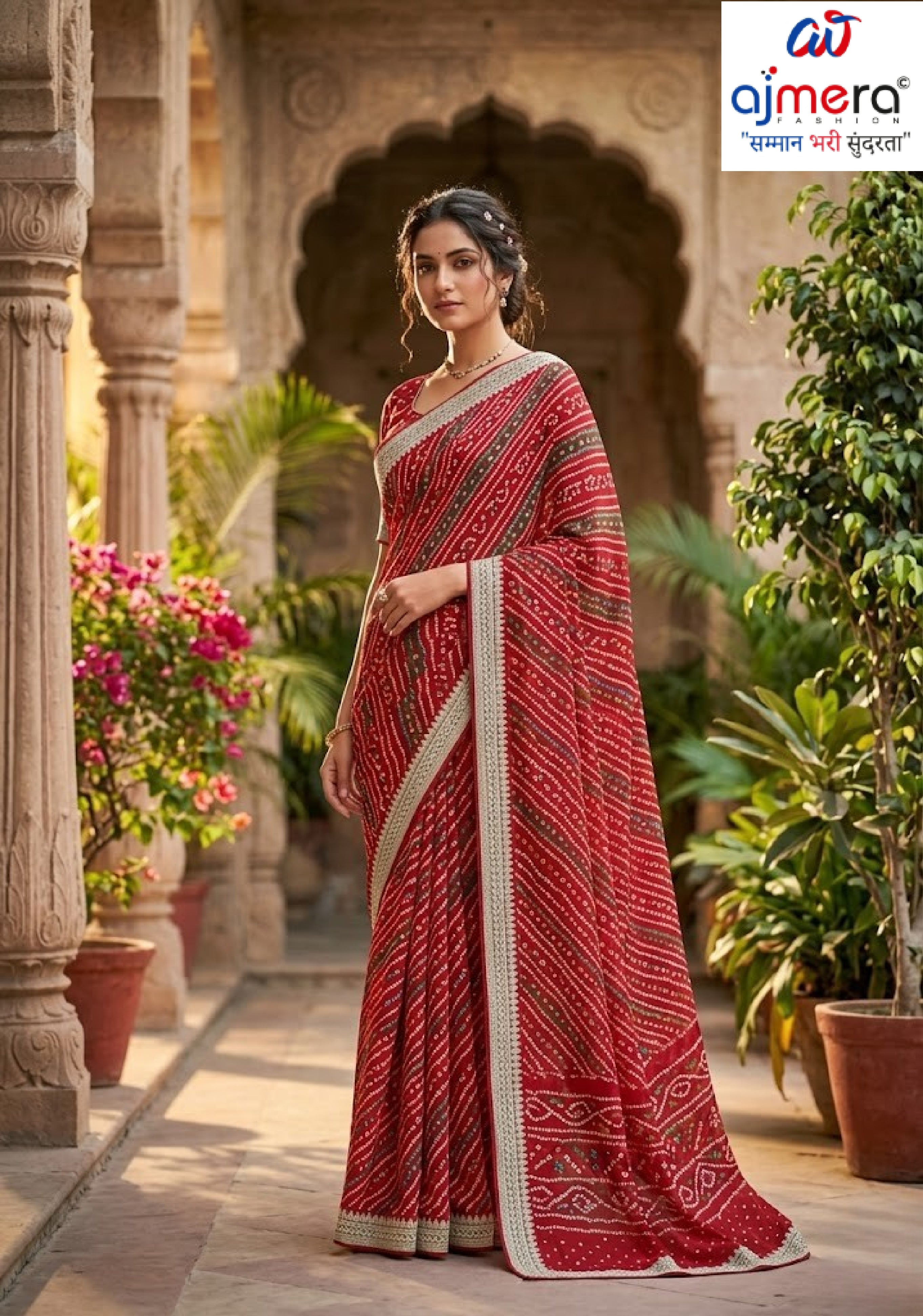 Stylish Printed Saree with Blouse Piece for Traditional Celebrations | SSR-BILLION