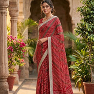 Stylish Printed Saree with Blouse Piece for Traditional Celebrations | SSR-BILLION