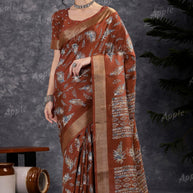 Holland Silk Kota Silk Saree with Blouse for Premium Ethnic and Traditional Wear | ALL-HOLLAND SILK-118