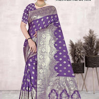 Graceful Jacquard Silk Saree with Blouse Piece for Timeless Ethnic Fashion | TUL-MATWALI SURAT SILK