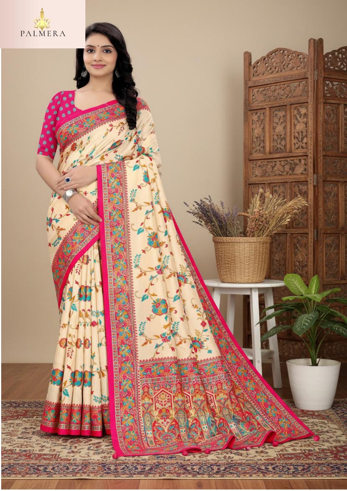 Ganga Silk Saree with Blouse for Premium Ethnic and Designer Wear | ALL-GANGA-31