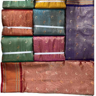 Premium Jacquard Silk Saree with Matching Blouse Piece for Ethnic Celebrations | WON-REWA TISSUE
