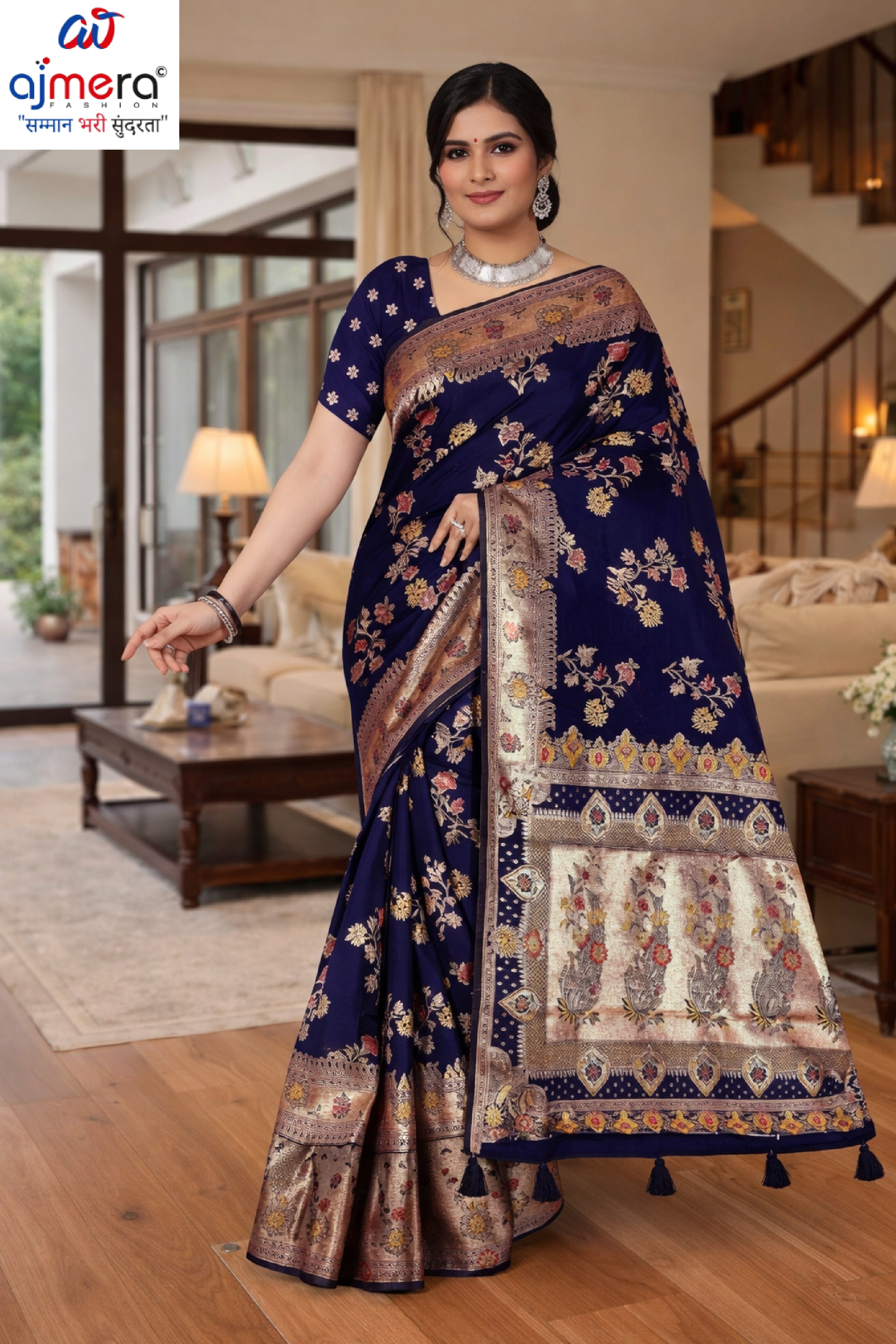 Designer Jacquard Silk Saree with Blouse Piece for Traditional Occasions | TUL-CLEAR SILK VOL-20