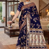 Designer Jacquard Silk Saree with Blouse Piece for Traditional Occasions | TUL-CLEAR SILK VOL-20
