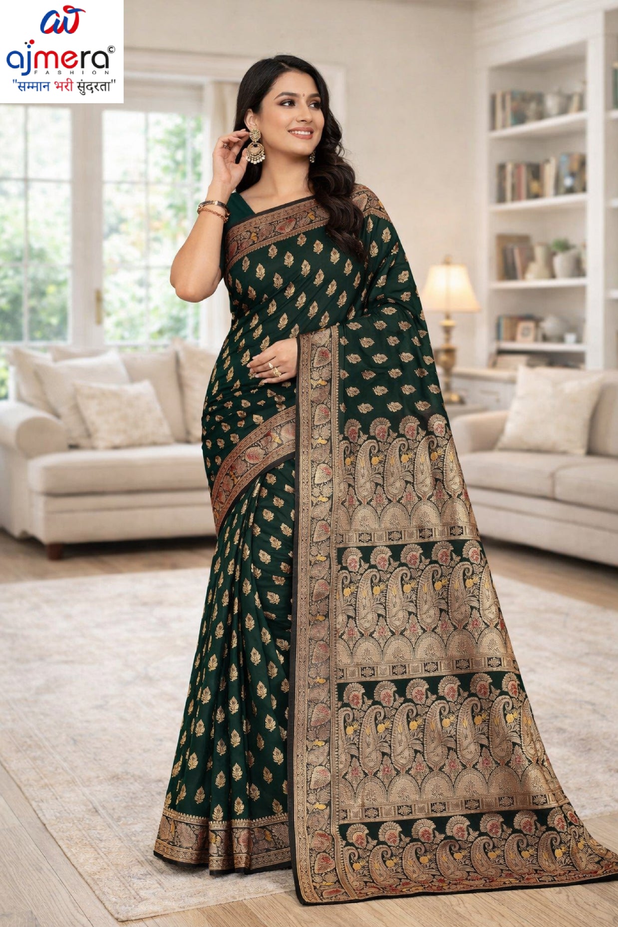Artisan Craft Jacquard Silk Saree With Blouse Piece | TUL-CLEAR SILK VOL-15
