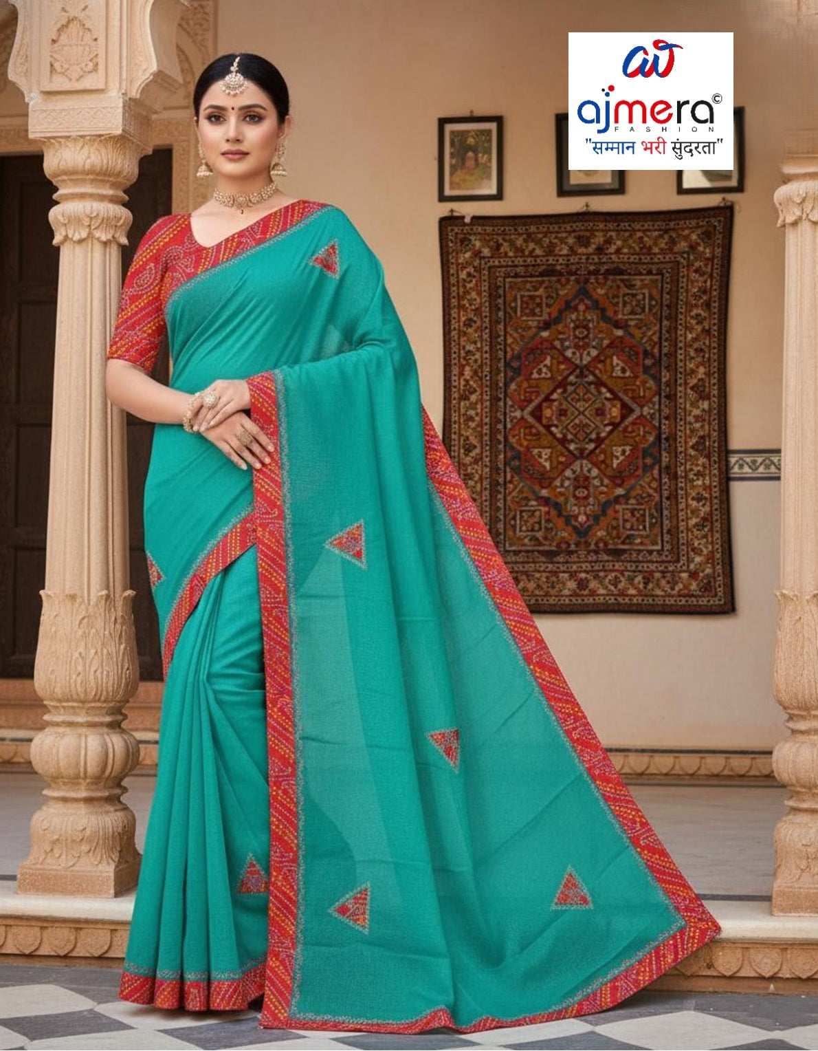 Saree Manufacturer in Surat with Blouse Piece for Premium Ethnic and Traditional Wear | RAL-BHOOL BHULAIYAA