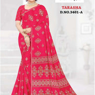 Fashionable Printed Saree with Blouse Piece for Festive Collection | GLC-TARASHA