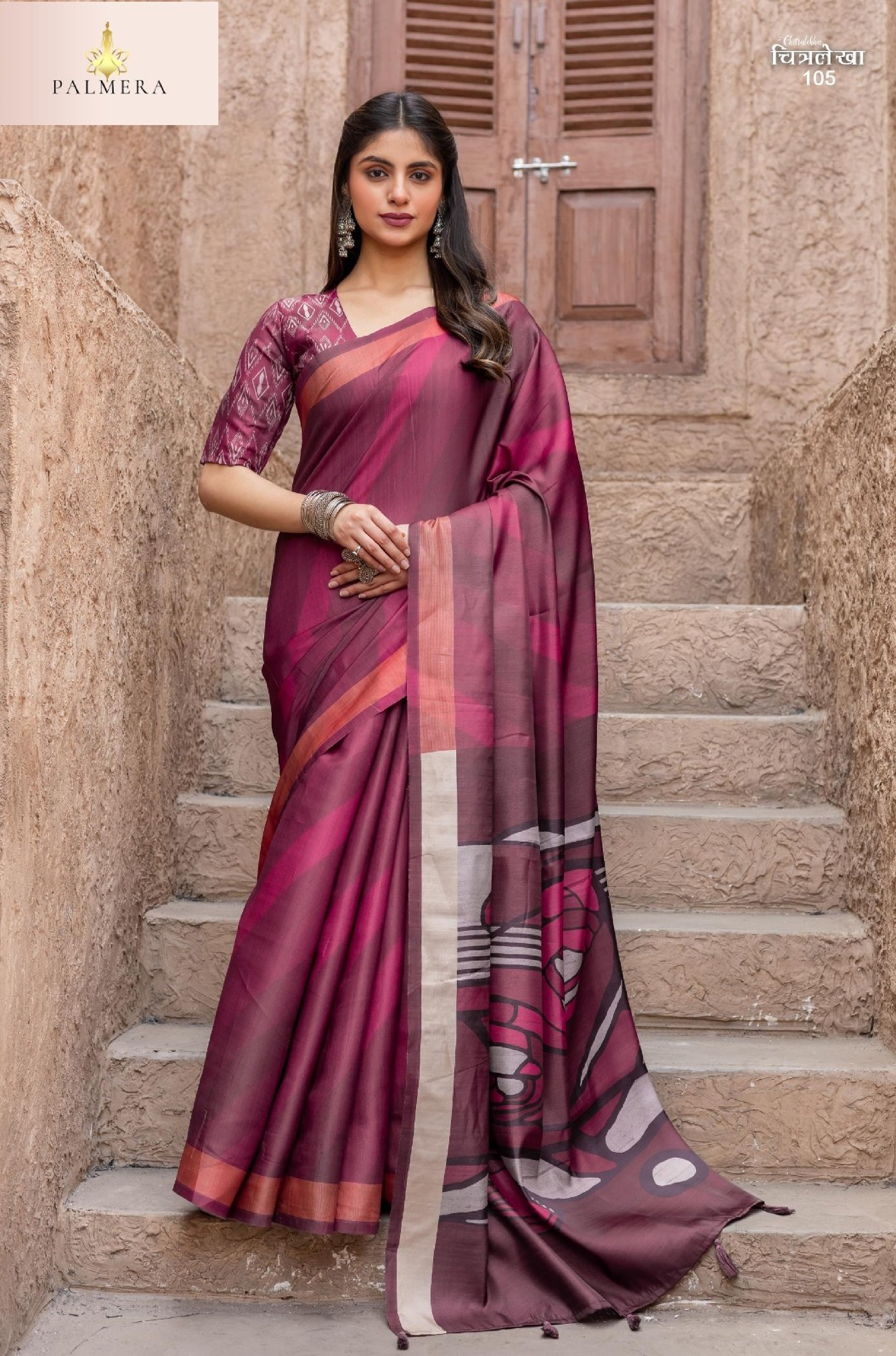 Chitralekha Tussar Saree with Blouse for Premium Ethnic and Designer Wear | ALL-CHITRALEKHA VOL-01