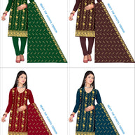 Premium Indo Unstitched Suit Set | RID-VYAPAAR-3