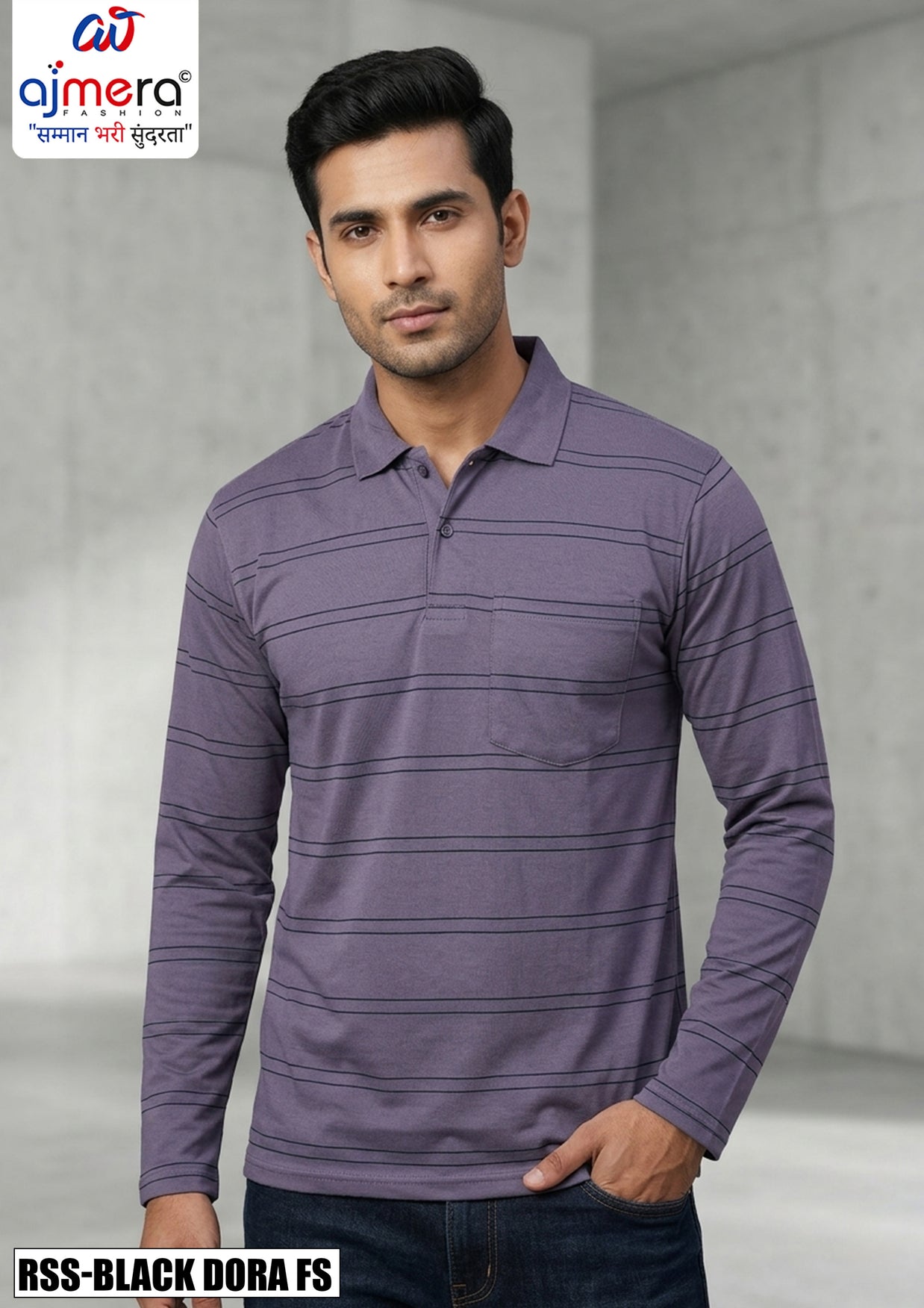 Premium Men's T-Shirt for Casual & Daily Wear | RSS-BLACK DORA FS