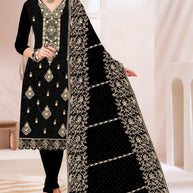 Premium Jaam Unstitched Suit Set | KVF-PINKY