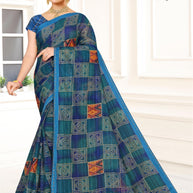 Graceful Printed Saree with Blouse Piece for Modern Ethnic Fashion  | SNR-VARVADHU