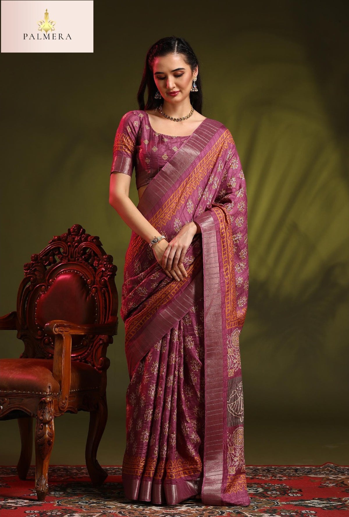Holland Silk Handloom Silk Saree with Blouse for Premium Ethnic and Traditional Wear | ALL-HOLLAND SILK-04