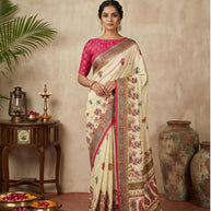 Ganga Silk Saree with Blouse for Premium Ethnic and Designer Wear | ALL-GANGA-29