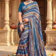 Graceful Printed Saree with Blouse Piece for Modern Ethnic Fashion | PRM-NEW FASHION