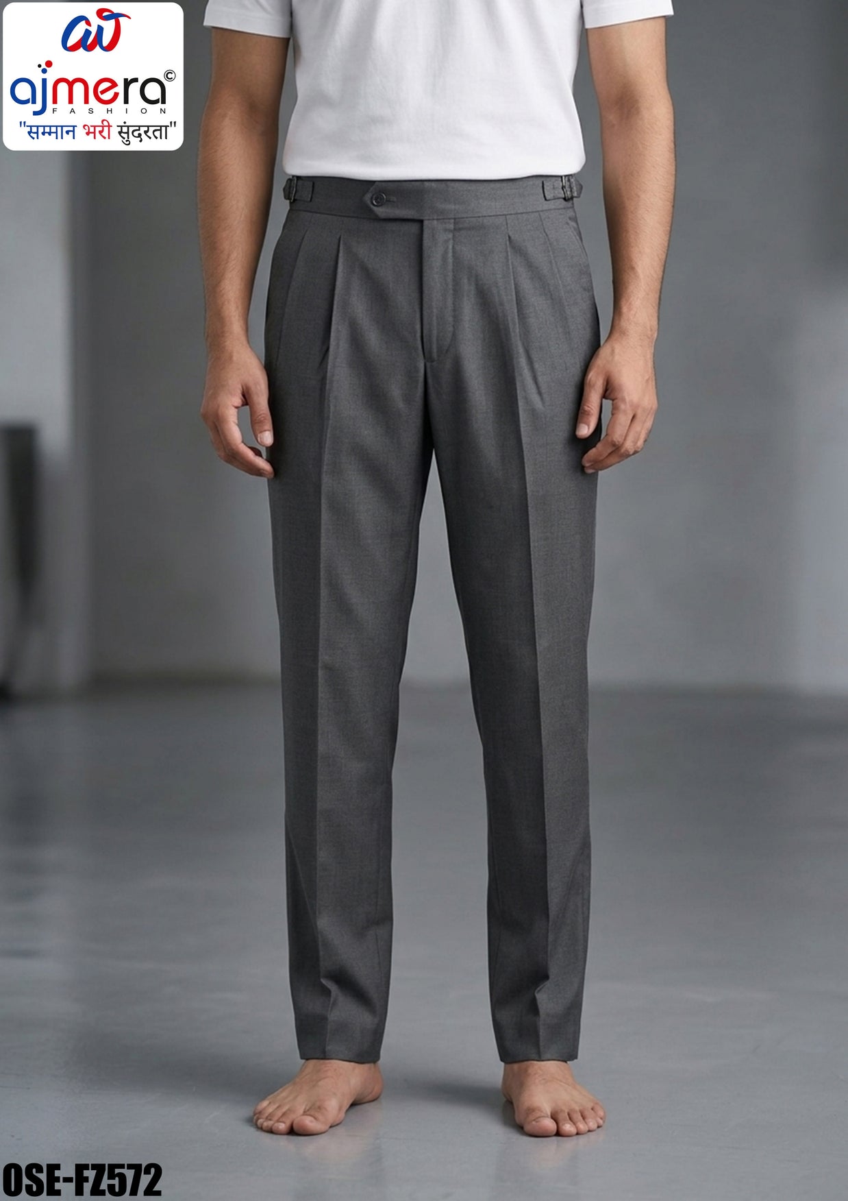 Premium Men's Formal Pant for Office & Business Wear | OSE-FZ572