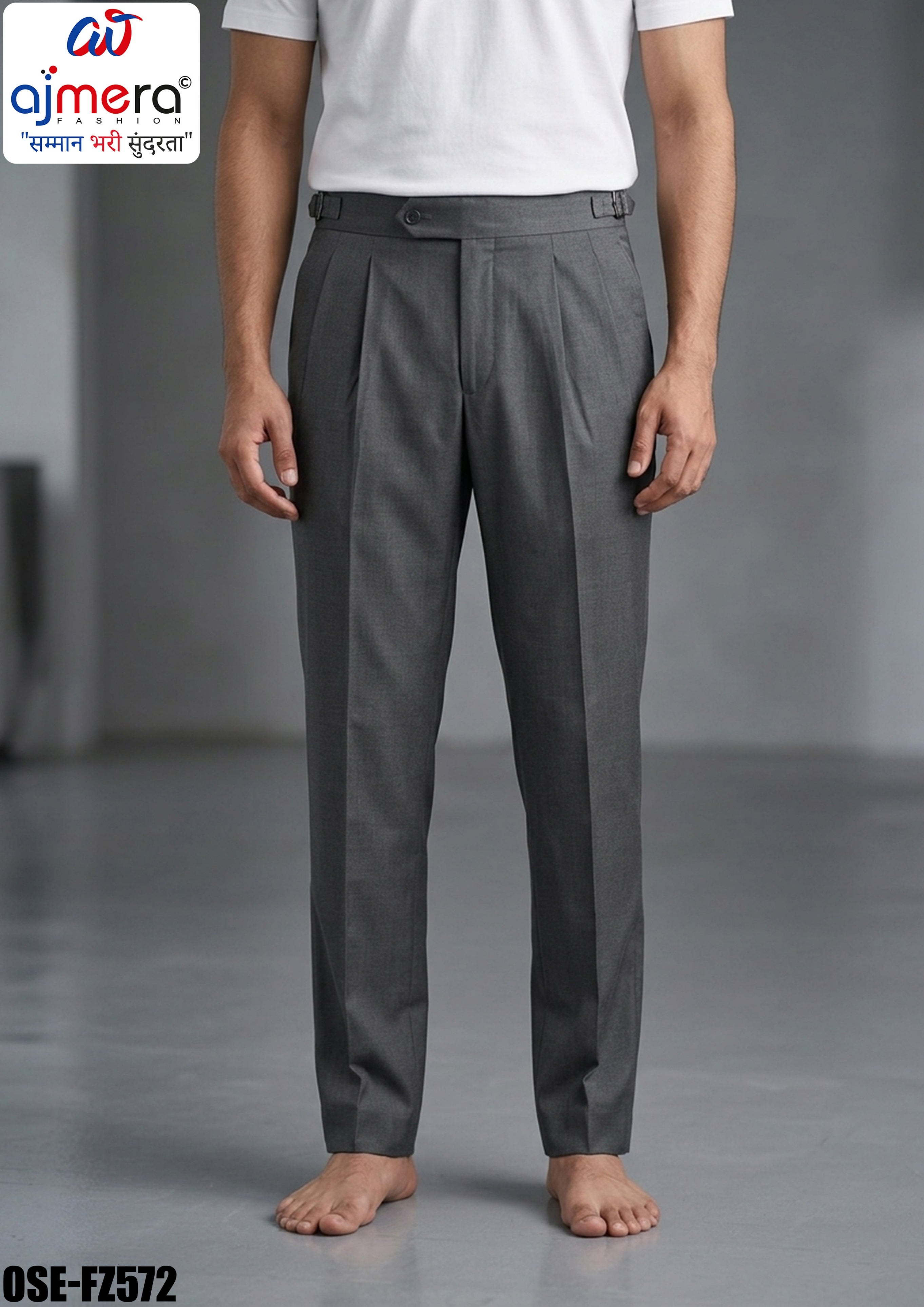Premium Men's Formal Pant for Office & Business Wear | OSE-FZ572