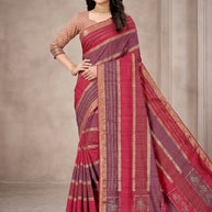 Exclusive Jacquard Silk Saree with Blouse Piece for Premium Cultural Wear | DNA-PENAL SILK